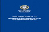 REGULAMENTO DA CMC n.º /18 ORGANISMOS DE … · Jurídico dos Organismos de Investimento Colectivo, a matéria sobre o procedimento de autorização para constituição e de registo