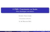 II PND: Crescimento ou Ilusªo - WordPress.com...L t N t Contabilidade do Crescimento para o Brasil, 19701983 (100=1970) 80 90 100 110 120 130 140 150 160 170 ... tL t w t = (1 q)A