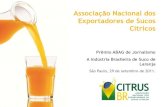 Associação Nacional dos Exportadores de Sucos Cítricos Indústria Brasileira... · Safra 2002/03 2003/04 2004/05 2005/06 2006/07 2007/08 2008/09 2009/10 Part. 78% 70% 65% 67% 65%