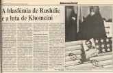 EXPRESSO, SÁBADO 25 DE FEVEREIRO 1989 A blasfémia de ...hemerotecadigital.cm-lisboa.pt/LivrosQueForamNoticia/Versiculos/I… · Rushdie-ele tem de ser morto! E o chefe espiritual