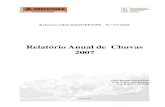 Relatório Anual de Chuvas 2007 - Sistema Alerta Riosistema-alerta-rio.com.br/wp-content/uploads/2016/08/rel... · 2016. 8. 2. · Distribuição e Intensidade das chuvas. 7 Média
