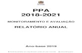 PPA 2018-2021 · 2020. 9. 16. · Desta maneira, o Sistema Integrado de Monitoramento de Metas do PPA 2018-2021 (SIMPPA) foi estruturado com o propósito de aumentar a eficiência