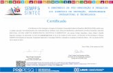 Certificado · Certificado A Pró-Reitoria de Pós-Graduação e Pesquisa da Fundação Universidade Federal de Rondônia (PROPESQ/UNIR) certifica ... PORTLAND", dos autores Vinicius