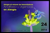 Alergia al veneno de himenópteros Ana˜laxia y Urgencias · 2018. 10. 9. · 20.00 - 20:30 Alergia al veneno de himenópteros: picadura de abejas y avispas Dra. Idoia González Mahave