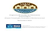 portomaravilha.com.br · Programa de Gestão do Patrimônio Arqueológico (Etapas Prospecção, Escavação e 1 Monitoramento) – Obras de Revitalização da AEIU Portuária, Rio