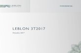 LEBLON 3T2017leblonequities.com.br/wp-content/uploads/2020/05/... · • Leblon Ações: 26,2% no 3T2017 vs. 18,1% do Ibovespa. • Melhor do que 91% da indústria em 2017 • Leblon