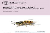 OWASP Top 10 - 2017 · possível sem estas contribuições incríveis. Um agradecimento especial aos mais de 500 indivíduos que gastaram o seu tempo a preencher o questionário.