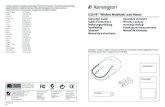 72335EU Kensington Ci10 Fit Wireless Notebook Laser Mouse · applicable EC directives. For Europe, a copy of the Declaration of Conformity for this product may be obtained by clicking