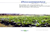Documentos ISSN 1415-2312 Março, 2013 138 · Portfólio de tecnologias de agricultura orgânica e agroecologia da Embrapa Hortaliças 7 Há a convicção de que além dos projetos