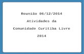 Reunião 06/12/2014 Atividades da Comunidade Curitiba Livre ...curitibalivre.org.br/arquivos/reuniao-curitibalivre-06-12-2014.pdf · FLISOL 2015 25 de abril CFD 2015 - Culture Freedom