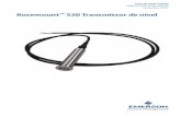 Rosemount 520 Transmissor de nível · 2020. 2. 28. · Os modems HART também permitem que o software de interface do transmissor Rosemount (RTIS) se comunique com os dispositivos