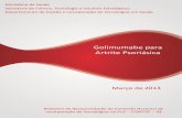 Golimumabe para Artrite Psoriásicaportalarquivos.saude.gov.br/images/pdf/2014/janeiro/28/Golimumab… · das Espondiloartrites, juntamente com a espondilite anquilosante, artrite