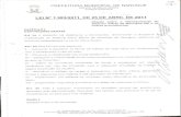 Prefeitura Municipal de Nanuquenanuque.mg.gov.br/wp-content/uploads/2017/06/L19832011.pdf · I - Arruamento: conjunto de logradouros públicos destinados à circulação viá e acesso