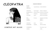 CLEOPATRA€¦ · PROLOGUS INTERPRETES: Salvete spectatores ! Hodie fabulam agemus de Cleopatra, regina Aegypti. Kleopatra aufführen, die Königin von Ägypten.