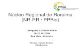 Núcleo Regional de Roraima (NR-RR / PPBio)ºcleo Regional de... · (NR-RR / PPBio) Reinaldo Imbrozio Barbosa INPA-Roraima I Simpósio CENBAM-PPBio 18-20.10.2010 Boa Vista - Roraima.