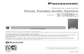 Home Theater Audio System - Panasonic...Utilize o controle remoto dentro da faixa correta de operação. Distância: aproximadamente 7 metros diretamente em frente Ângulo: aproximadamente
