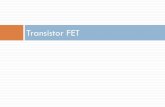 Transistor FETdrb-m.org/3mve/EletronicaAnalogica/aula-11-fet (1).pdfFET Construção Transistor de efeito de campo (FET) Elemento de três terminais Dispositivo controlado por tensão