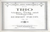 String Trio, Op.94 [Op.94]...TRIO. iihrungsrec vorhehal Violino. Allegro moderato„ e espress- e rege. dim. rinfz. Adolf Robert Fuchs, 94 p EDITION ADOLF ROBITSCHEK Nr. 115 TRIO flir