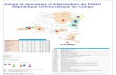 Zones et domaines d'intervention du PNUD République ... … · Oriental Sankuru Lomami K as i Central Kasai 0 100 200 400 Km Date de mise en carte: Juillet 2017 , PNUD RDC Données