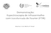 Demonstração: Espectroscopia de infravermelho de Fourier ...labgraos.com.br/manager/uploads/arquivo/ftir---dra--shanise.pdf · com transformada de Fourier (FTIR) Shanise Lisie Mello