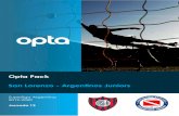Opta Pack San Lorenzo - Argentinos Juniors...Opta Pack San Lorenzo - Argentinos Juniors Superliga Argentina 2019-2020 Jornada 13
