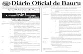 DIÁRIO OFICIAL DE BAURU 1 Diário Oficial de Bauru · Gabinete do Prefeito Marcelo Araújo Chefe de Gabinete LEIS MUNICIPAIS LEI Nº 6.533, DE 05 DE AGOSTO DE 2.014 P. 39.635/14Institui