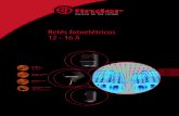 Relés fotoelétricos 12 - 16 A - Conrad Electronic€¦ · • Interrupção bipolar de carga (fase + neutro) disponível para tipo 10.32 ... fluorescente com reator eletromagnético