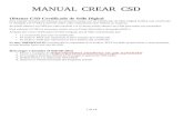 MANUAL CREAR CSD - Multi Facturasapp.multifacturas.com/app/Manual_CSD.pdf · MANUAL CREAR CSD 7. 8. Usted puede usar un CSD para cada sucursal o uno para todas las sucursales. 9.