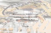 Relatório Gerencial 2018 - ENGENHARIA DE AUTOMAÇÃO ... · LISTA DE SIGLAS ACP Análise de Componentes Principais ARGO Sistema de Automatização de Bibliotecas C3 Centro de Ciências