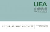 FERTILIDADE E MANEJO DE SOLOS Prof. Iane Barroncas ......Importância e aplicação da fertilidade do solo Conceito de fertilidade Revisão sobre composição do solo Meios de cultivo: