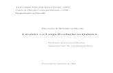 Lavoisier e a Longa Revolução na Química · 2016. 3. 4. · Unified Science, publicado entre 1938 e 1970, há inúmeros artigos sobre física, matemática, biologia, probabilidades;
