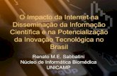 New Impacto da Internet - Renato M.E. Sabbatini · 2008. 2. 20. · Informação sobre programas Leis de incentivo fiscal Submissão e acompanhamento eletrônicos Acesso a programas