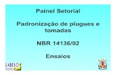 Painel Setorial Padronização de plugues e tomadas NBR …infoconsumo.gov.br/painelsetorial/palestras/Palestra... · 2007. 11. 20. · dimensionais da NBR 14136. Plugues atuais.