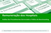 Remuneração dos Hospitais - Conahp · A Classificação de Doentes por procedimentos (base de classificação e garantia de homogeneidade). O recurso à Conta Aberta Aprimorada