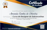 Certicado - GYN Cursos Online...Certiﬁcado de Cursos Online Livre, emitido em conformidade com o Decreto Federal Nº 5.154/04 Amanda Santos de Oliveira Certificamos que o aluno: