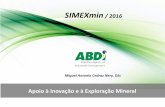 SIMEXmin / 2016 · Minerais Estratégicos –Exemplo ETRViabilizar a implantação do ciclo completo da cadeia industrial de terras raras, desde a produção de matérias primas até