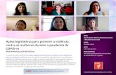 Ações legislativas para prevenir a violência contra as mulheres durante a pandemia deparlamericas.org/uploads/documents/VAW_webinar_report... · 2020. 5. 28. · autoridades e