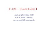 F-128 – Física Geral I - Sites do IFGW...c)aceleração angular do disco; d)o trabalho realizado pelo torque aplicado ao disco em 2,0 s; e)o aumento da energia cinética de rotação