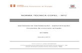 NORMA TÉCNICA COPEL - NTCSecure Site  · ABNT NBR 5738/03 - Moldagem e cura de corpos-de-prova de concreto, cilíndricos ou prismáticos – procedimento. ABNT NBR 5739/07 - Ensaio