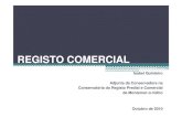New REGISTO COMERCIAL - Ordem dos Advogadosb70e81d3-ae6c-4ba3-9751-b889f253cd73}.pdf · 2010. 11. 4. · O registo comercial destina-se a dar publicidade à situação jurídica das