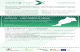 Agriexport - Marrocos€¦ · restriÇÕes especÍficas requisitos de certificaÇÃo requisitos de embalagem e rotulagem certificaÇÕes e vistorias necessÁrias entidades responsÁveis