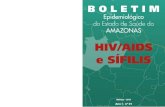 HIV/AIDS e SÍFILIS Amazonas(3).pdf · 2016. 6. 8. · 5 INTRODUÇÃO Este Boletim Epidemiológico apresenta as informações e análises sobre os casos de HIV/aids, sífilis em gestantes