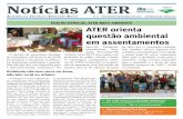 Notícias ATER - IBS · 2016. 5. 2. · A reportagem acompanhou técni-cos de ATER orientando a recupera- ... Eunice Pereira da Silva e João Mendes de Souza participaram do curso