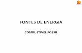 FONTES DE ENERGIA · 2019. 9. 25. · FONTES DE ENERGIA COMBUSTÍVEL FÓSSIL . PETRÓLEO Betume líquido (C+H) • 7 irmãs: controlaram o mercado do petróleo de ... • Antigas