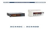 XC440C - XC440D...O aparelho pode ser conectado ao sistema XWEB de controle e monitoramento devido à saída serial TTL, usando o protocolo padrão ModBus RTU. 1597001600 XC440C-XC440D
