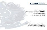 Revista da Propriedade Industrialrevistas.inpi.gov.br/pdf/Programa_de_computador2525.pdf · Programas de Computador – RPI 2525 de 28 de Maio de 2019 6/30 Criador: BRUNO BEZERRA