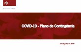 COVID-19 - Plano de Contingência...Procedimento de vigilância de contactos próximos 13 5.6. Ação social 21 2.6. Processo de alerta e comunicação interna 13 2.7. Processo de