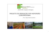 6 - Projeto de Irrigação por Aspersão Convencional... · PROJETO DE IRRIGAÇÃO POR ASPERSÃO CONVENCIONAL. 11 PROJETO DE IRRIGAÇÃO POR ASPERSÃO CONVENCIONAL. 12 Características