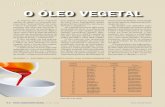 O ÓLEO VEGETAL - Revista FIrevista-fi.com.br/.../201606/2016060800820001466790124.pdf · novas fontes de lipídios; e introdução de novas espécies vegetais para pro-dução de