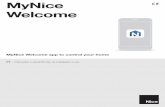 MyNice Welcome - Nice S.p.A. - Home Automation Systems...2 – PORTUGUÊS1 DESCRIÇÃO CONEXÕES ELÉTRICAS 1 DESCRIÇÃO O aplicativo “My Nice Welcome” permite ao usuário configu-